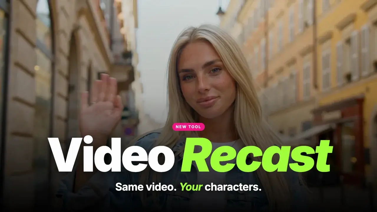 Video Recast: Put Your Characters in Any Video